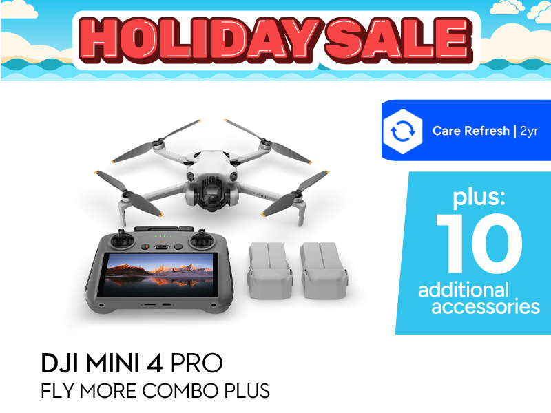 DJI Mini 4 Pro Holiday Combo Plus + Care Refresh